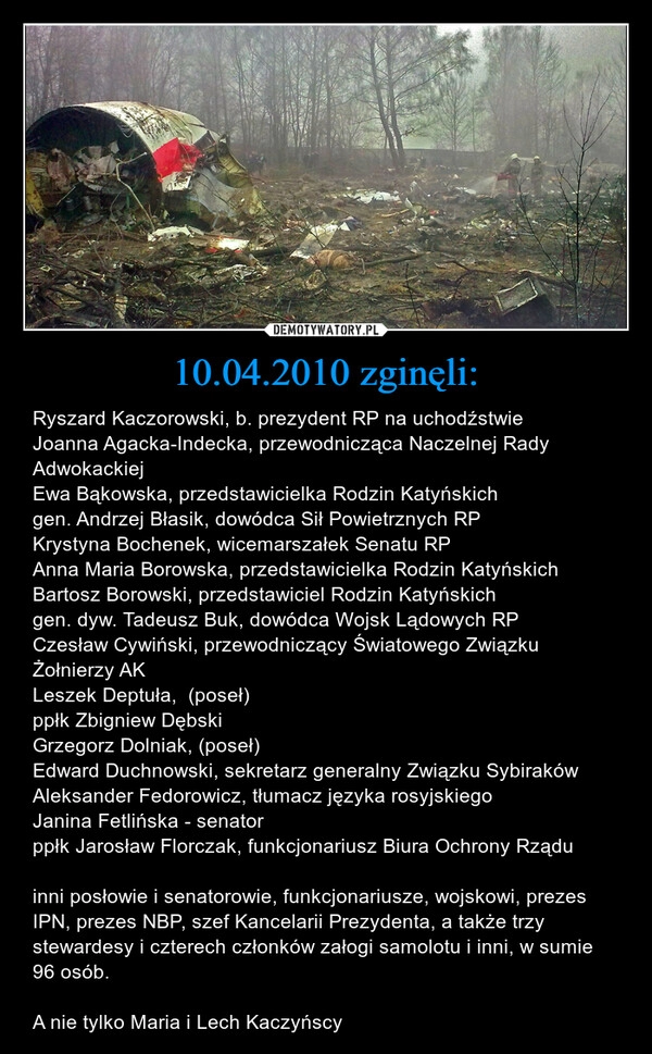 
    10.04.2010 zginęli: