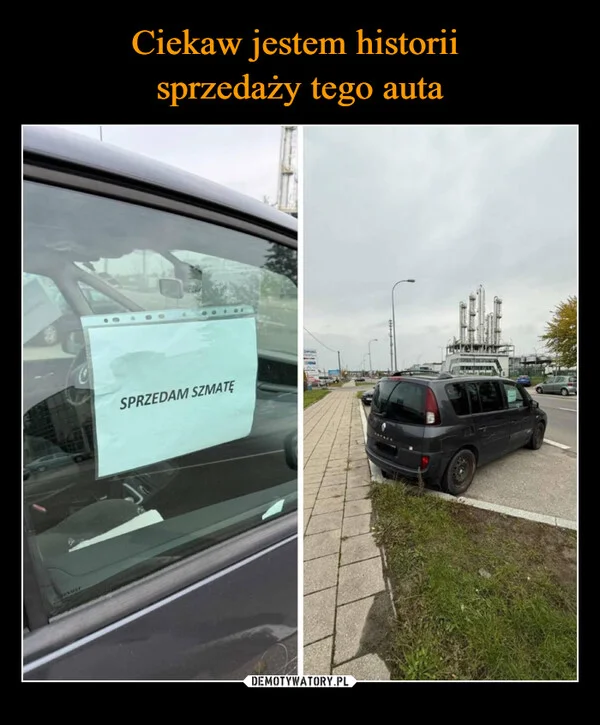 
    Ciekaw jestem historii sprzedaży tego auta