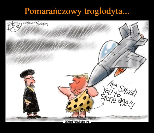 
    Pomarańczowy troglodyta...