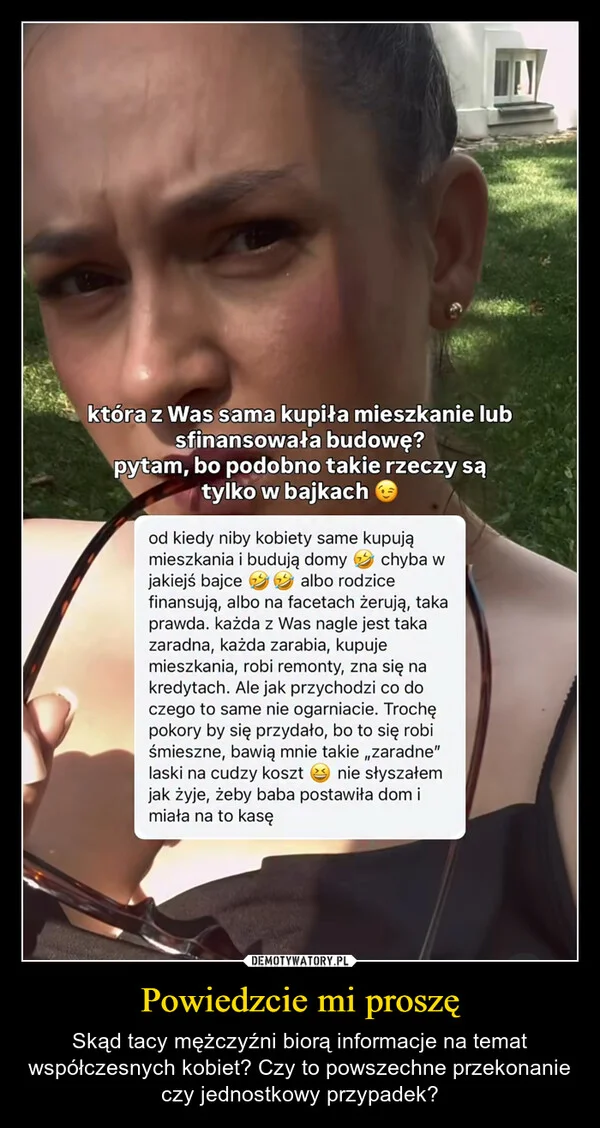 
    Powiedzcie mi proszę