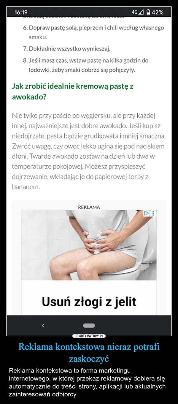 
    Reklama kontekstowa nieraz potrafi zaskoczyć