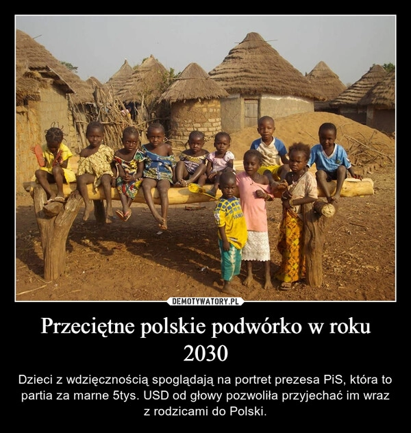 
    Przeciętne polskie podwórko w roku 2030