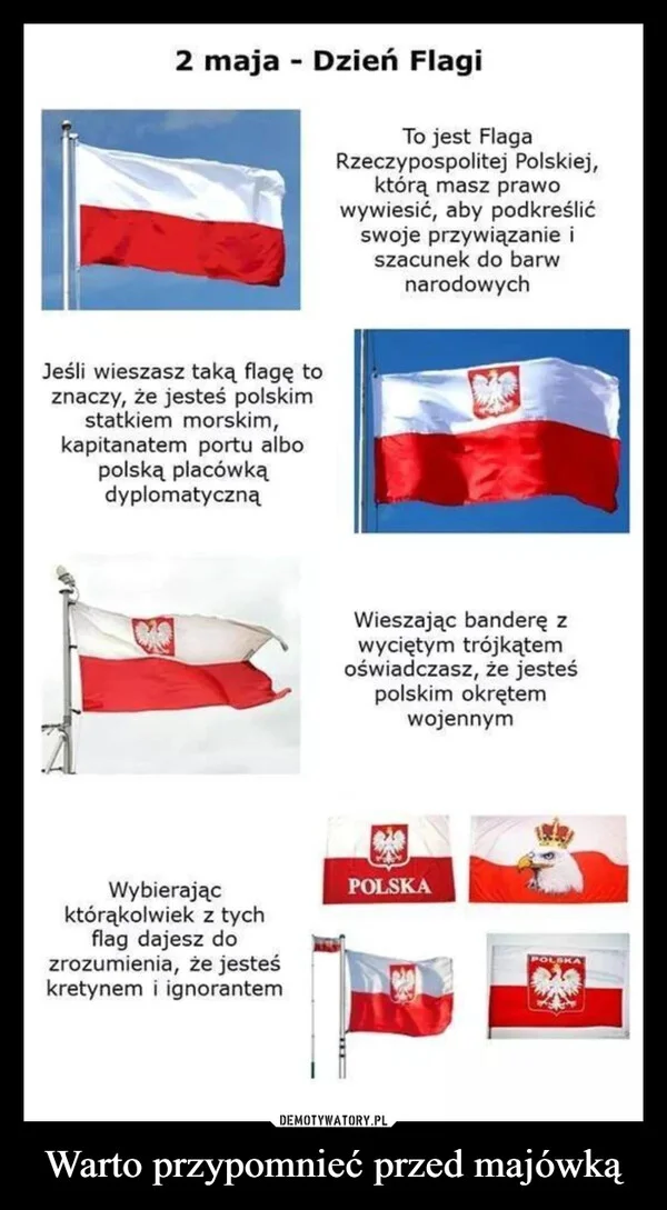 
    Warto przypomnieć przed majówką