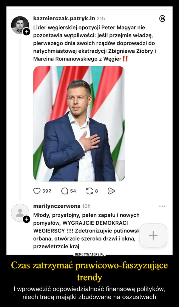 
    Czas zatrzymać prawicowo-faszyzujące trendy