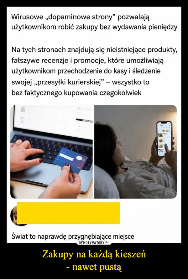 
    Zakupy na każdą kieszeń - nawet pustą