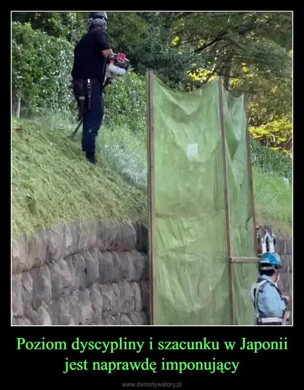
    Poziom dyscypliny i szacunku w Japonii jest naprawdę imponujący