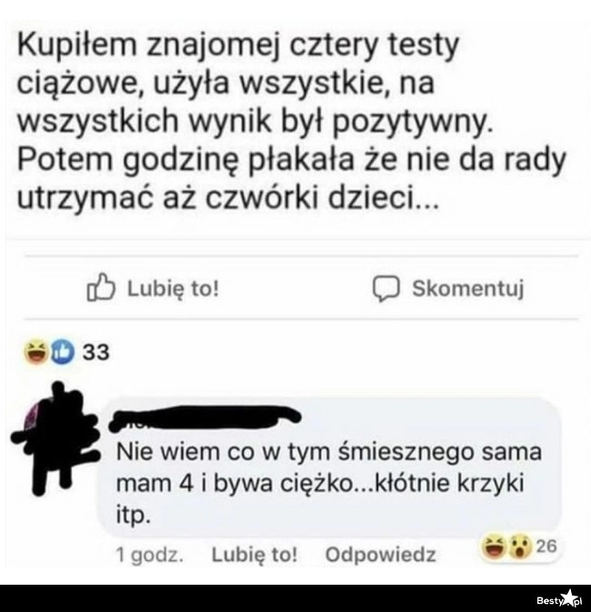 
    4 testy ciążowe 