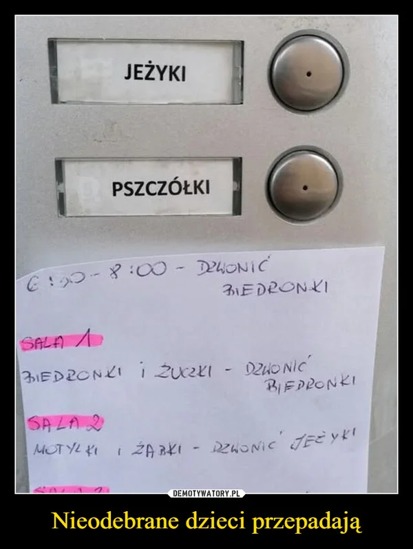 
    Nieodebrane dzieci przepadają