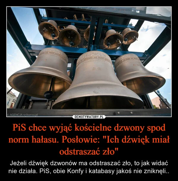 
    PiS chce wyjąć kościelne dzwony spod norm hałasu. Posłowie: 
