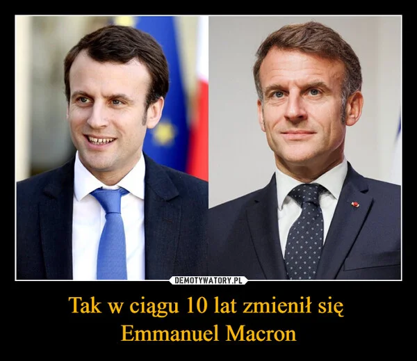 
    Tak w ciągu 10 lat zmienił się Emmanuel Macron