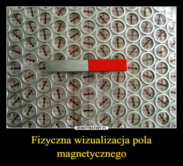 
    Fizyczna wizualizacja pola magnetycznego