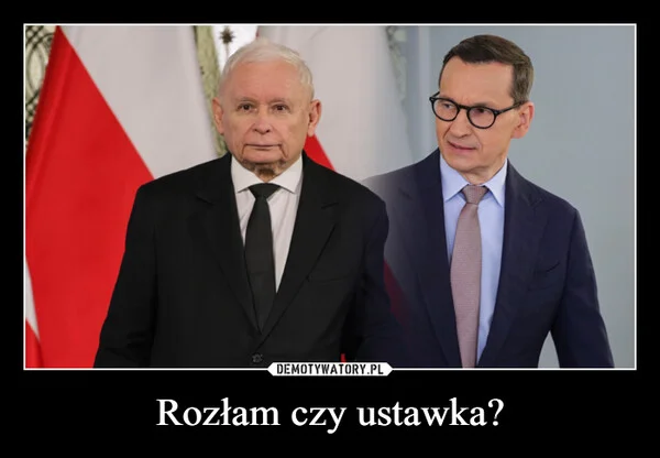 
    Rozłam czy ustawka?