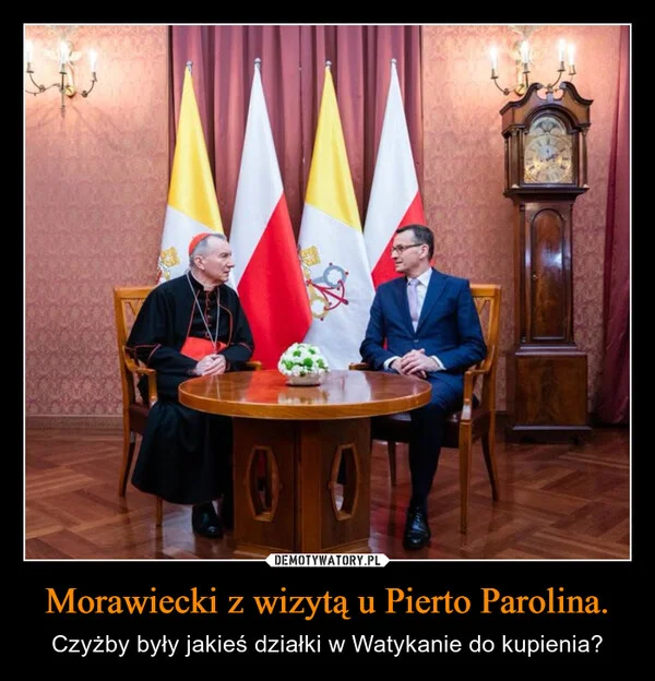 
    Morawiecki z wizytą u Pierto Parolina.