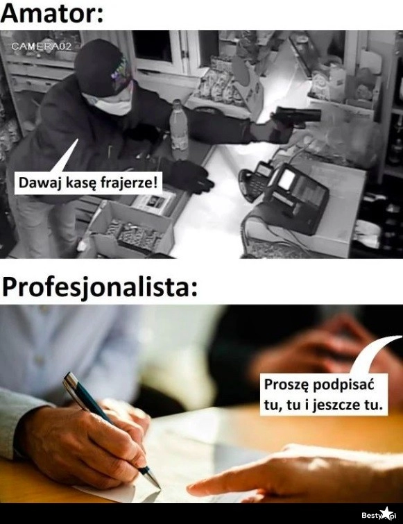 
    Amator vs. Profesjonalista 