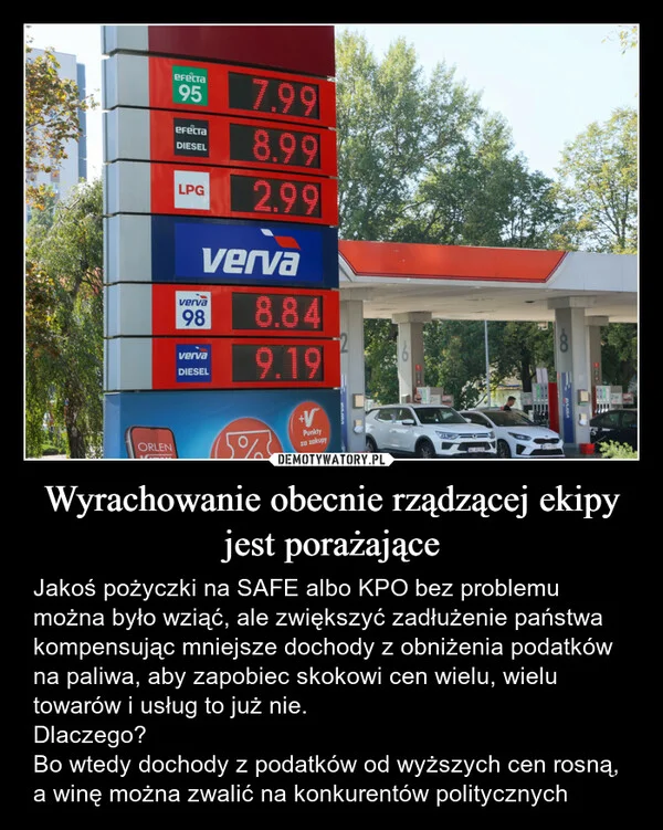 Wyrachowanie obecnie rządzącej ekipy jest porażające
