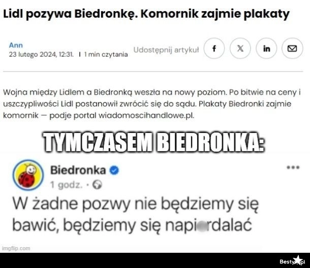 
    Lidl vs. Biedronka 