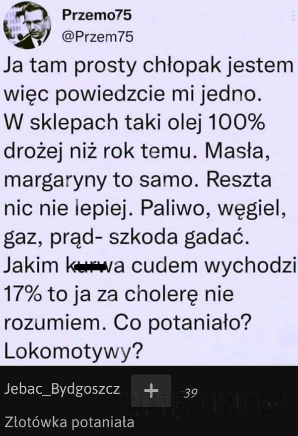 
    Co potaniało?