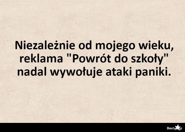 
    Powrót do szkoły 