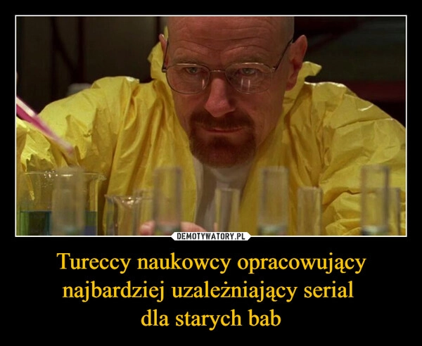 
    Tureccy naukowcy opracowujący najbardziej uzależniający serial 
dla starych bab