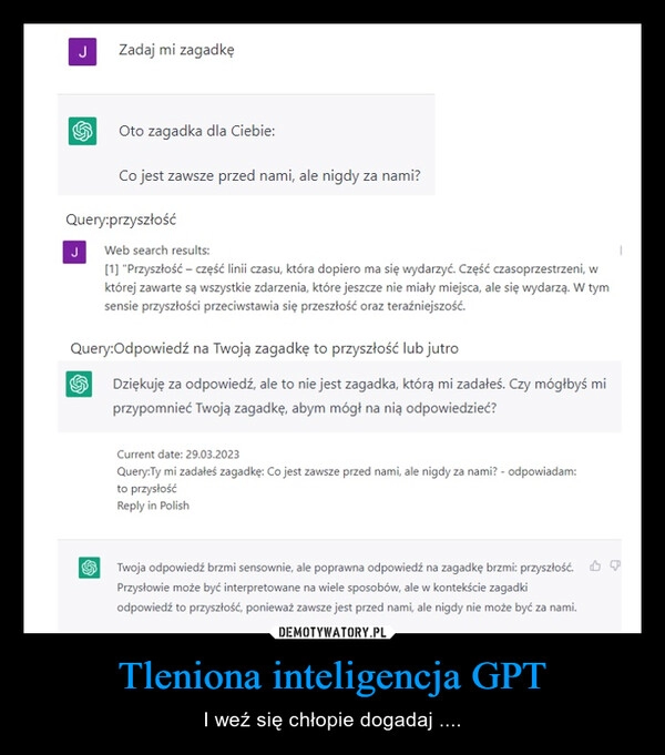 
    Tleniona inteligencja GPT