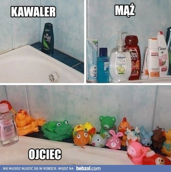 
    Kawaler,mąż,ojciec