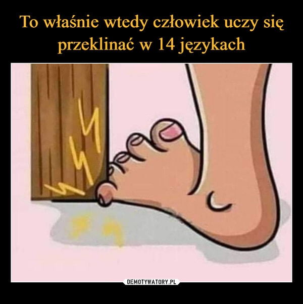 
    To właśnie wtedy człowiek uczy się przeklinać w 14 językach 