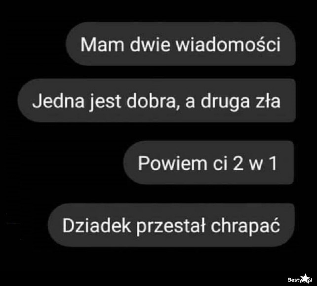 
    Dwie wiadomości 