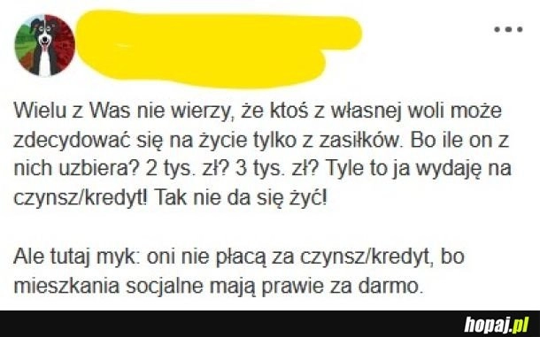 
    Zasiłki.