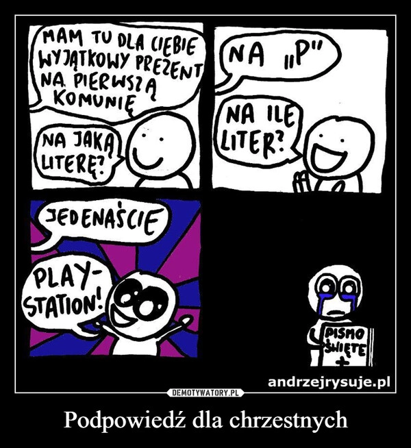 
    Podpowiedź dla chrzestnych