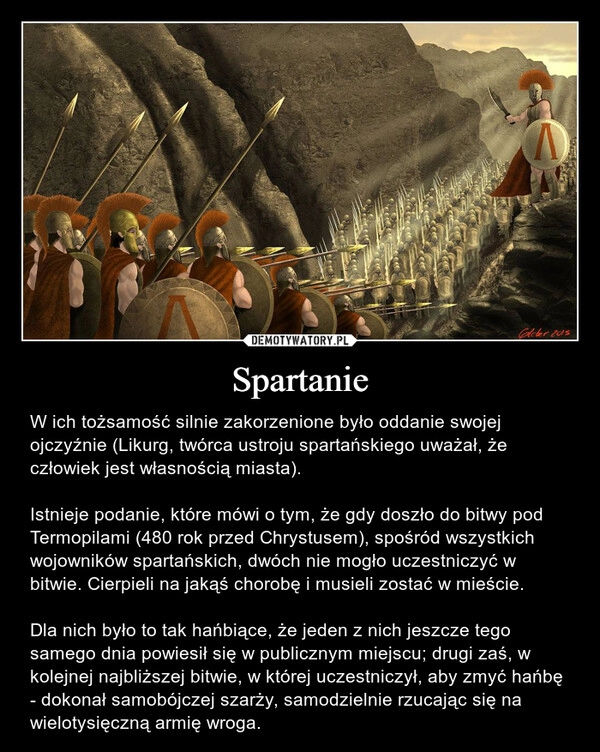 
    Spartanie