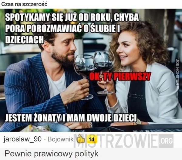 
    Czas na szczerość