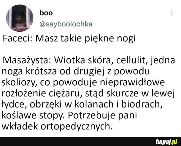 
    Piękne nogi