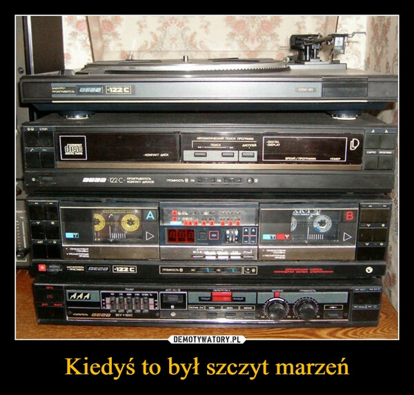
    Kiedyś to był szczyt marzeń