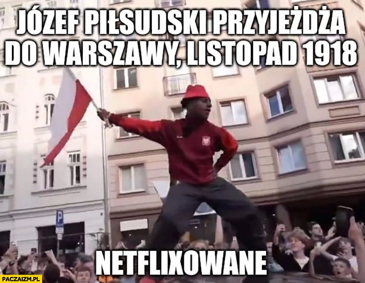 
    IShowSpeed Józef Piłsudski przyjeżdża do Warszawy listopad 1918 netflixowane