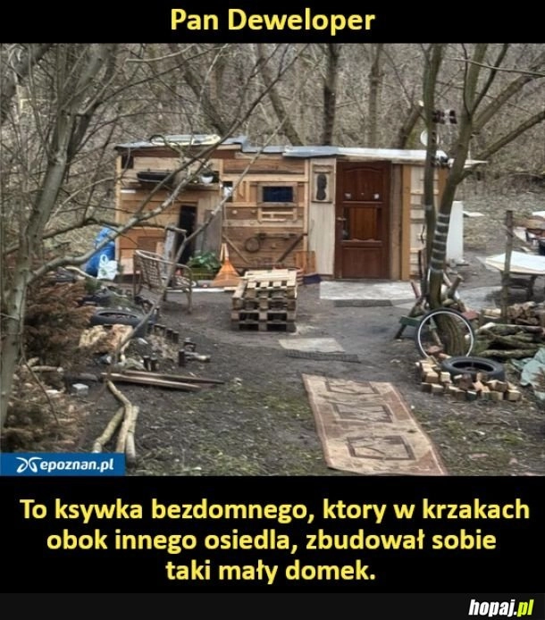 
    Kreatywny bezdomny