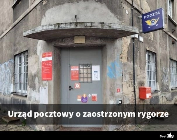 
    Urząd pocztowy o zaostrzonym rygorze 