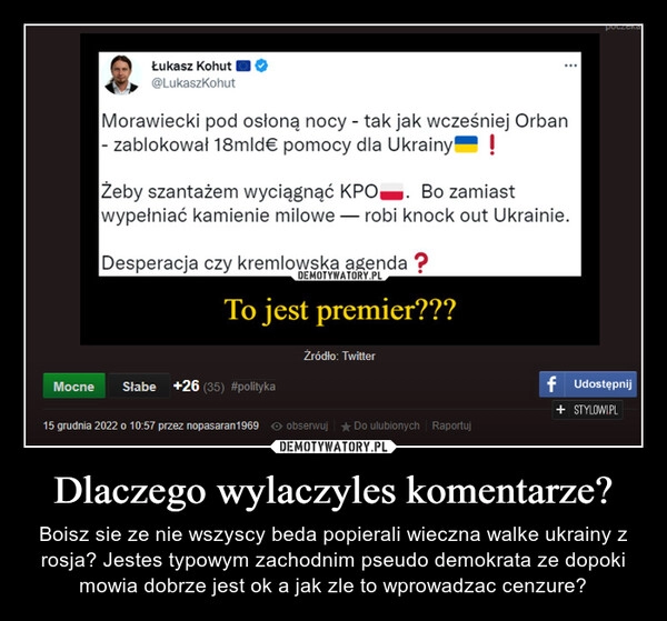 
    
Dlaczego wylaczyles komentarze? 