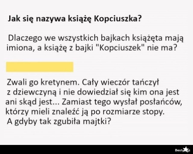 
    Książę z Kopciuszka 