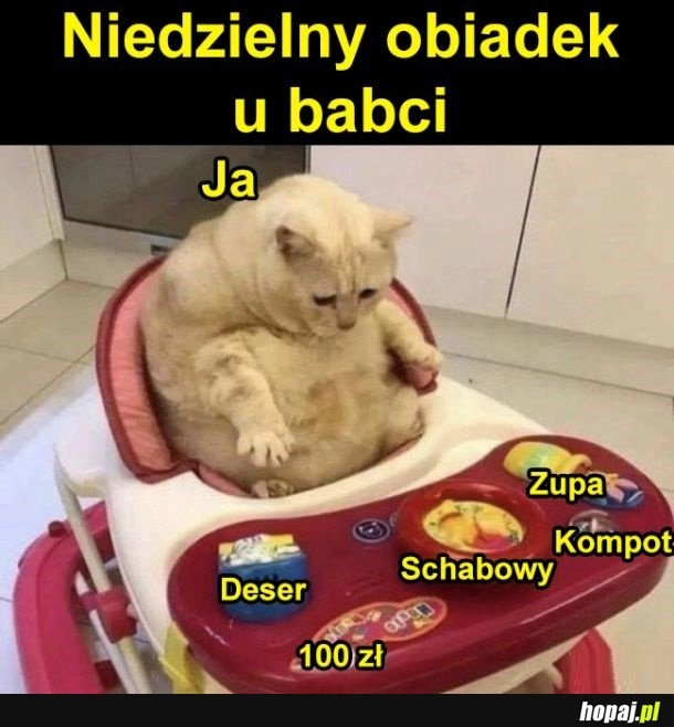 
    Niedzielny obiadek