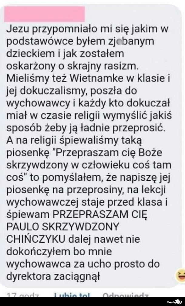 
    Przeprosinowa piosenka 