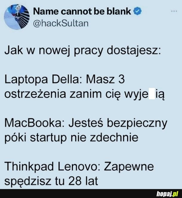 
    Co mówi o tobie laptop