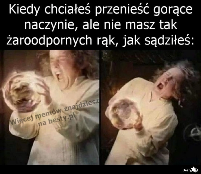 
    Żaroodporne ręce 