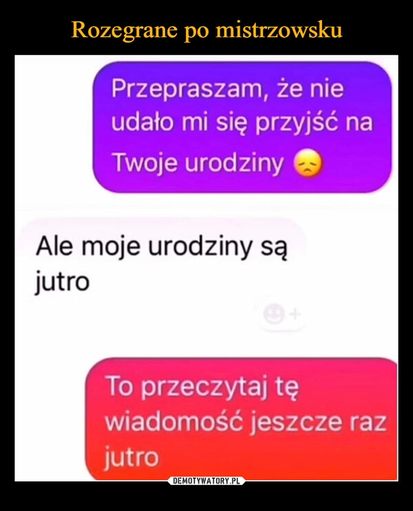 
    Rozegrane po mistrzowsku