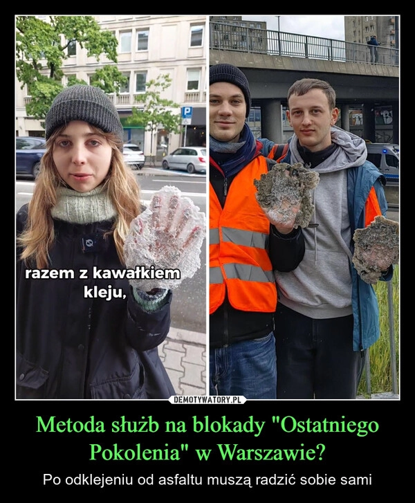 
    Metoda służb na blokady "Ostatniego Pokolenia" w Warszawie?