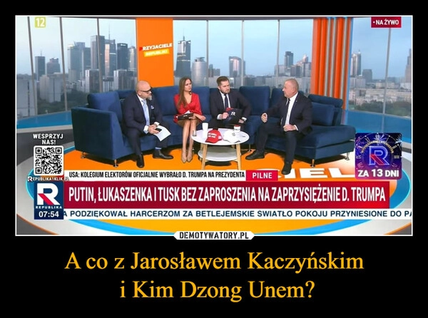 
    A co z Jarosławem Kaczyńskim
 i Kim Dzong Unem?