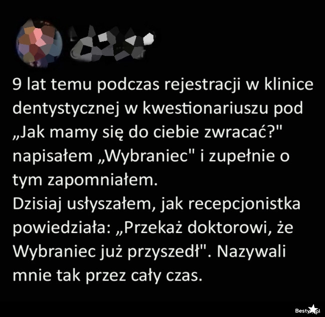 
    Kwestionariusz u dentysty