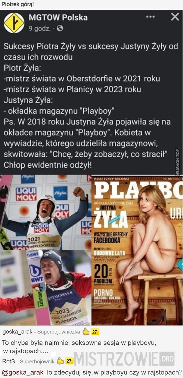 
    Piotrek górą!