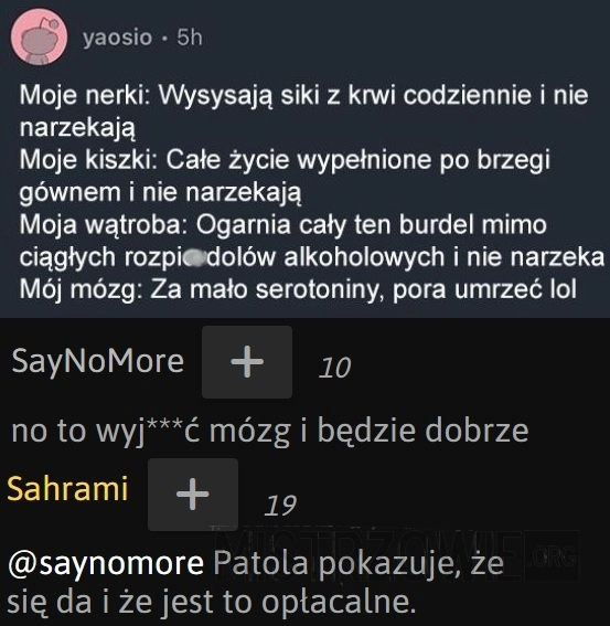 
    Problemy z mózgiem