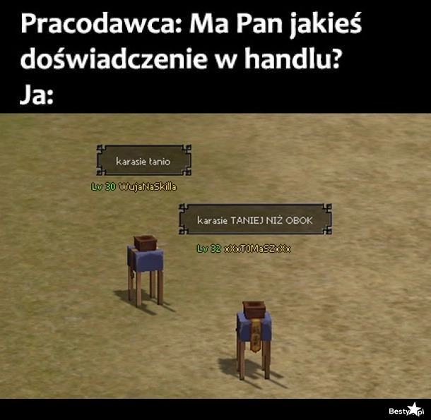 
    Doświadczenie w handlu 