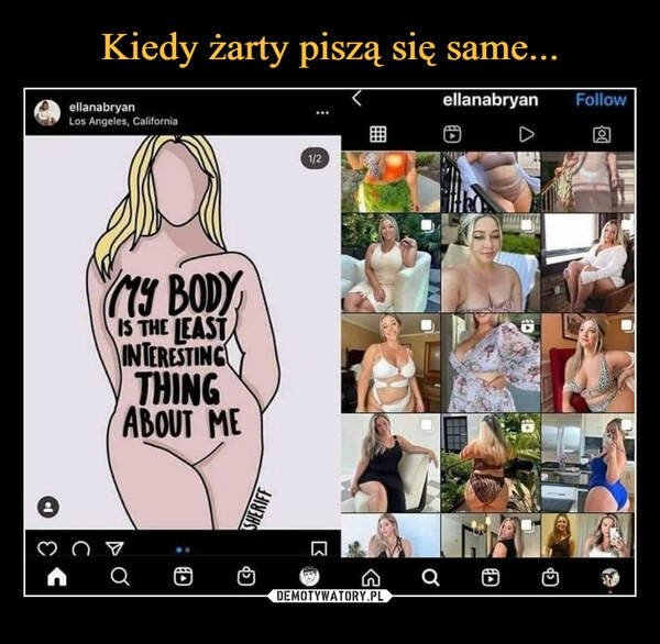 
    Kiedy żarty piszą się same... 